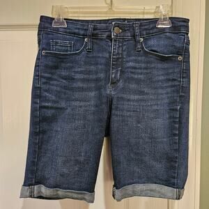 Universal Thread Denim Cuffed‎ High Rise Bermuda Jorts Shorts Size 6/28R